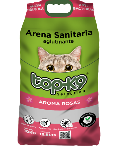 Arena Sanitaria Aglutinante TOP K9 10Kg