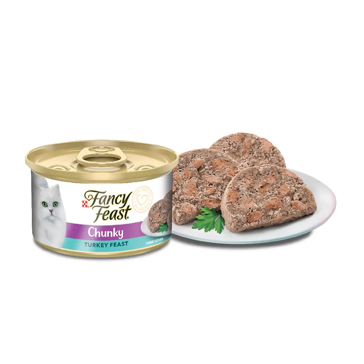 Lata Fancy Feast Terrine con Pavo