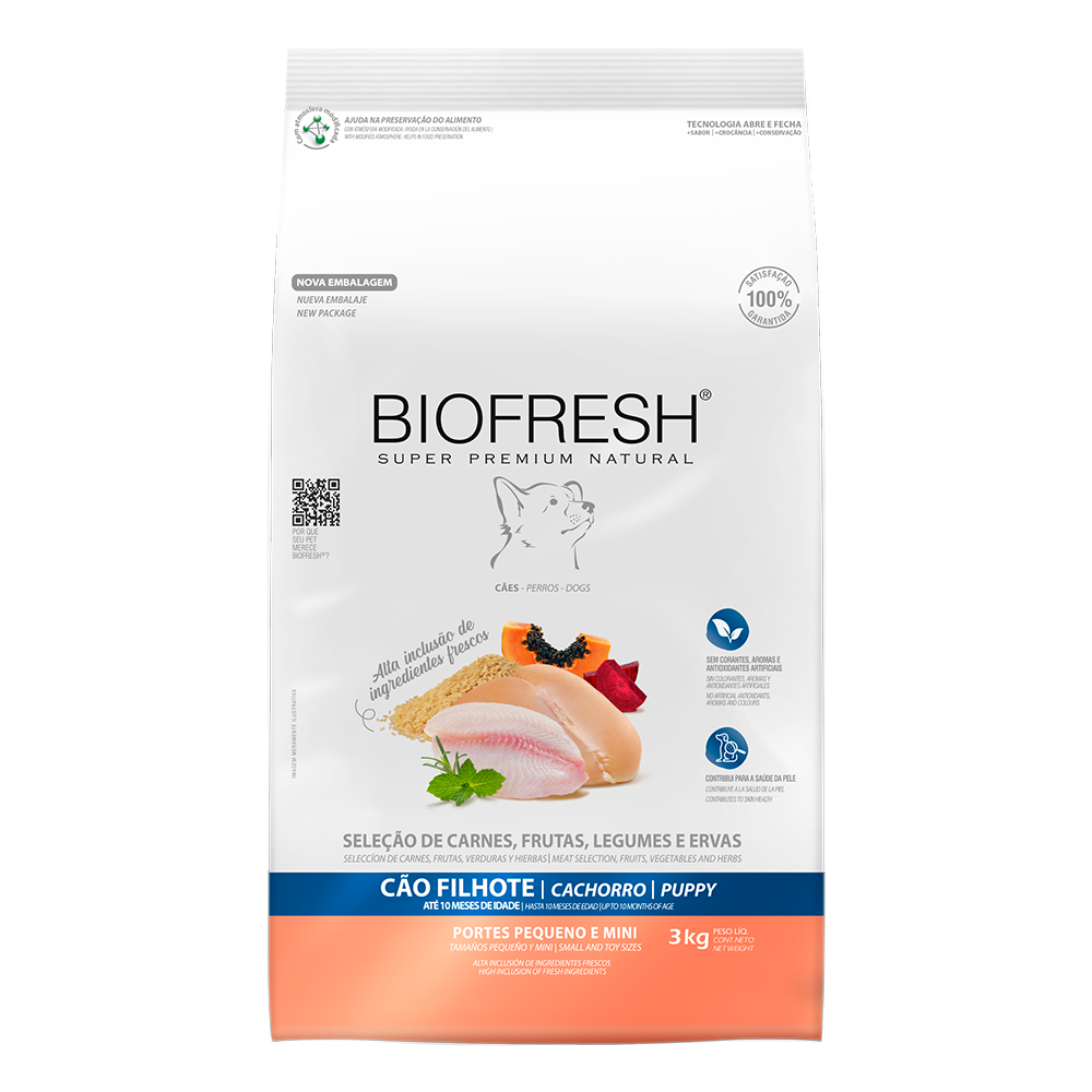 Biofresh Cachorro Raza Pequeña y Mini 3 Kg