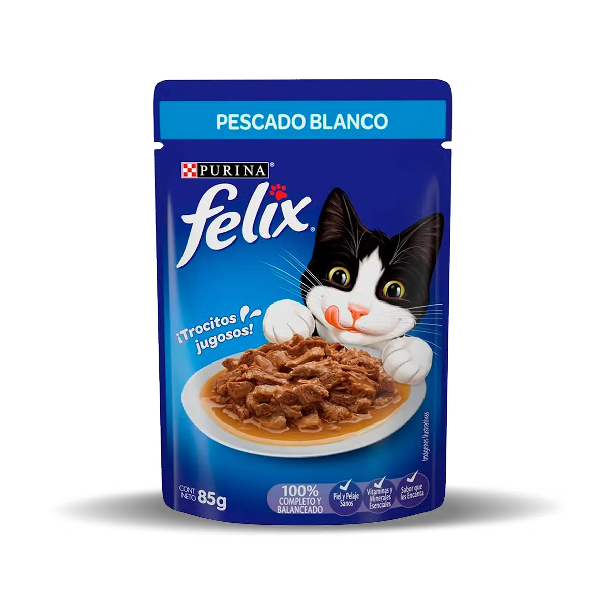 Alimento Húmedo Felix Pescado Blanco