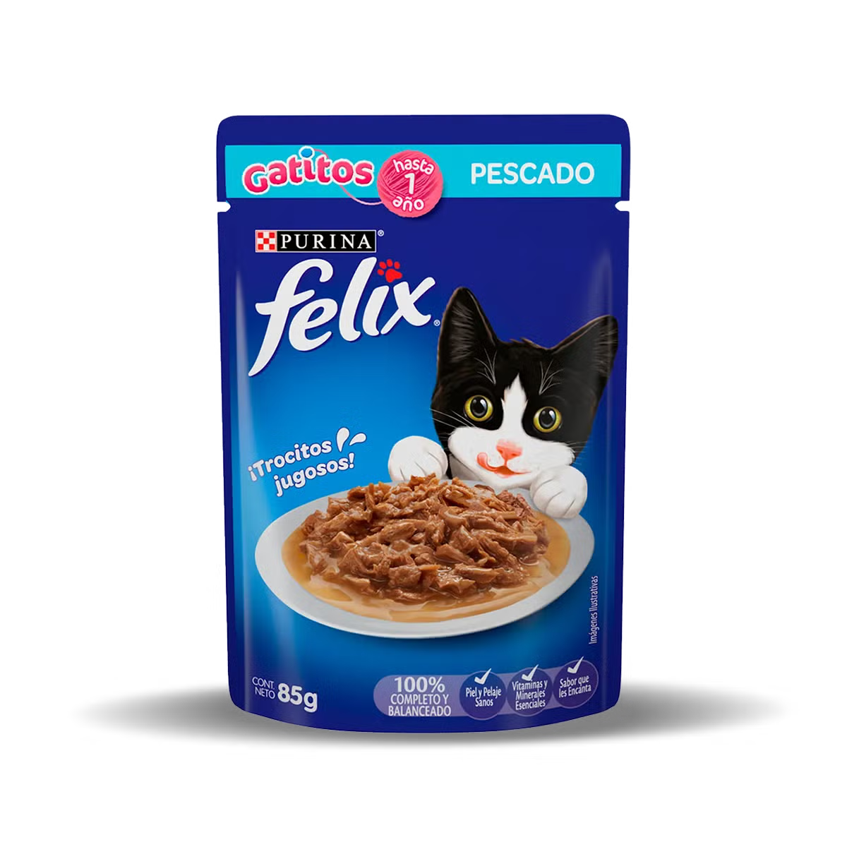 Alimento Húmedo Felix Gatito Pescado