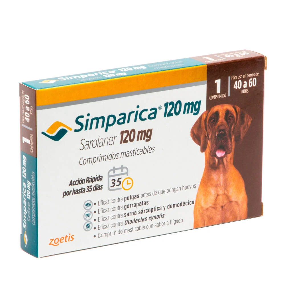 Antiparasitario Simparica (40 a 60 kg) 1 Comprimido Masticable