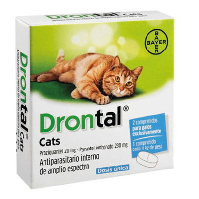 Drontal Cats Antiparasitarios hasta 4kg