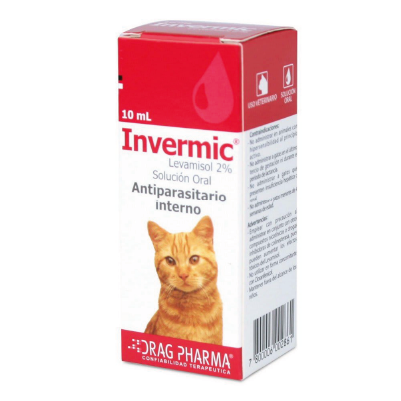 Invermic Antiparasitario Interno en Gotas para Gatos