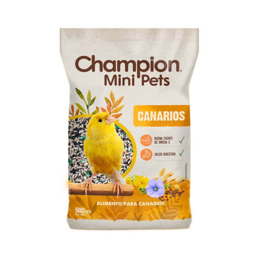 Alimento Canarios Champion Mini Pets 500 grs