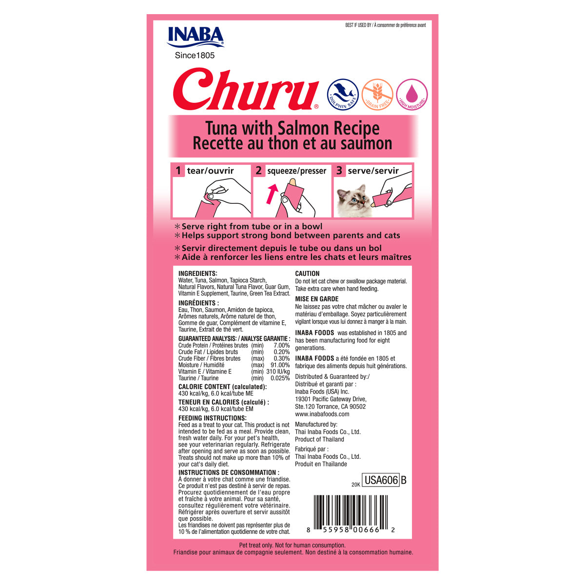 Churu Gato Atún Salmón