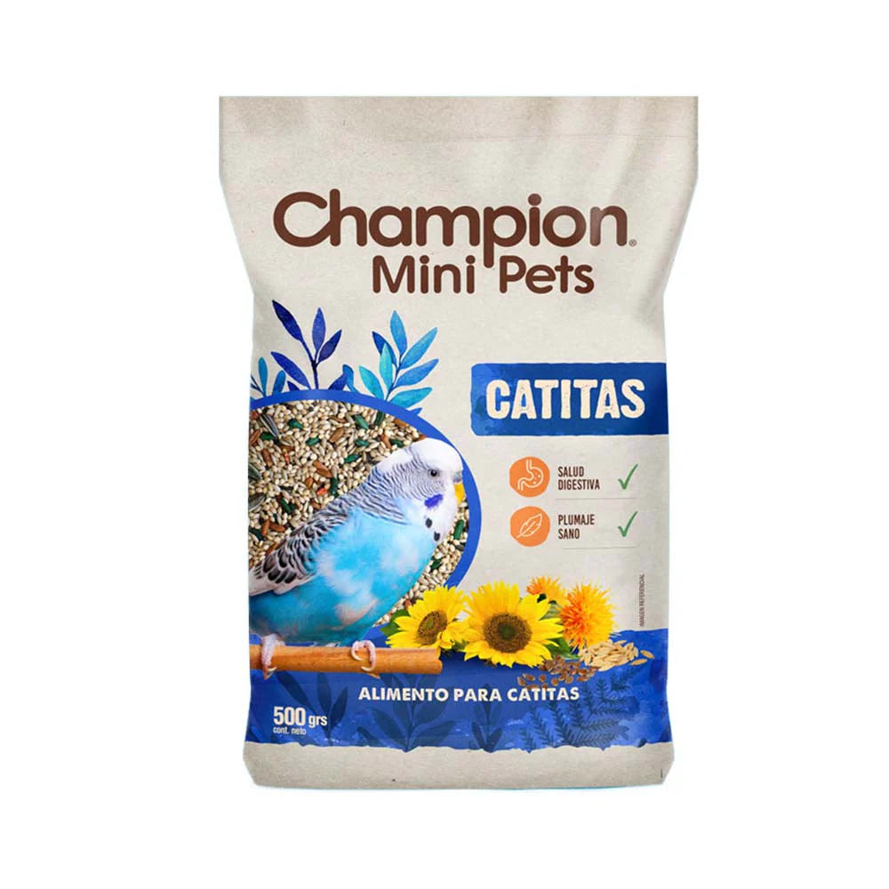 Alimento Catitas Champion Mini Pets 500 grs