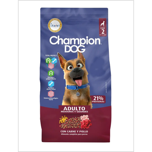 Champion Dog Adulto Carne y Cereales