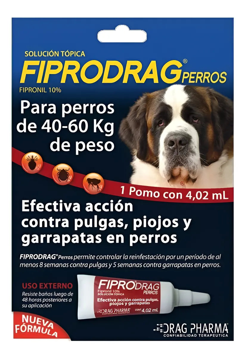 Pipeta Antipulgas perro 40-60kg