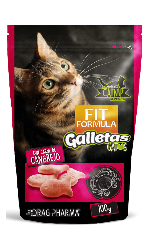 Galleta Fit Formula Gato Cangrejo