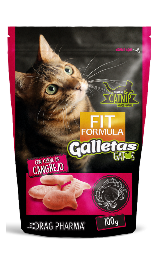Galleta Fit Formula Gato Cangrejo