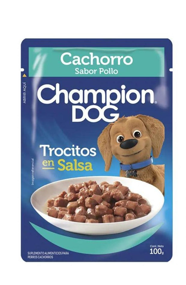 Pouch Champion Cachorro 100grs