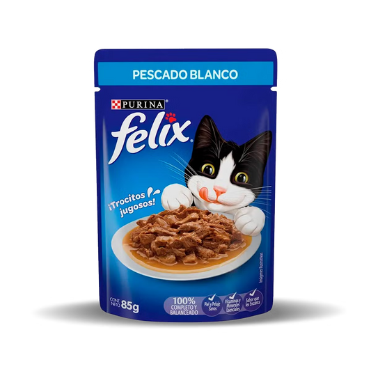 Alimento Húmedo Felix Pescado Blanco