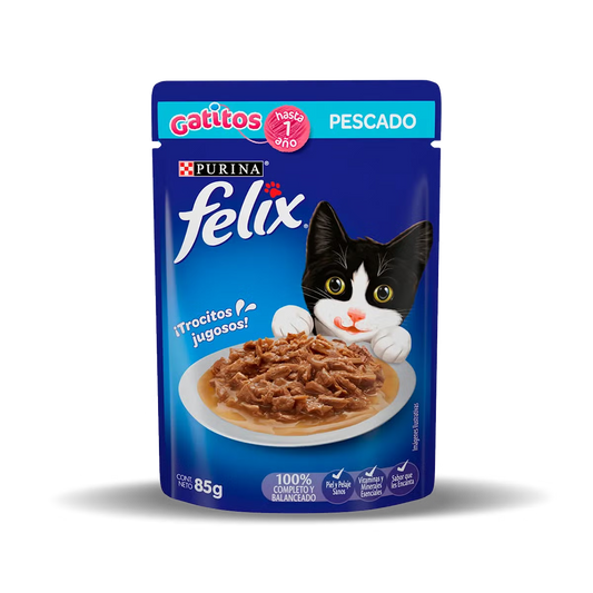Alimento Húmedo Felix Gatito Pescado