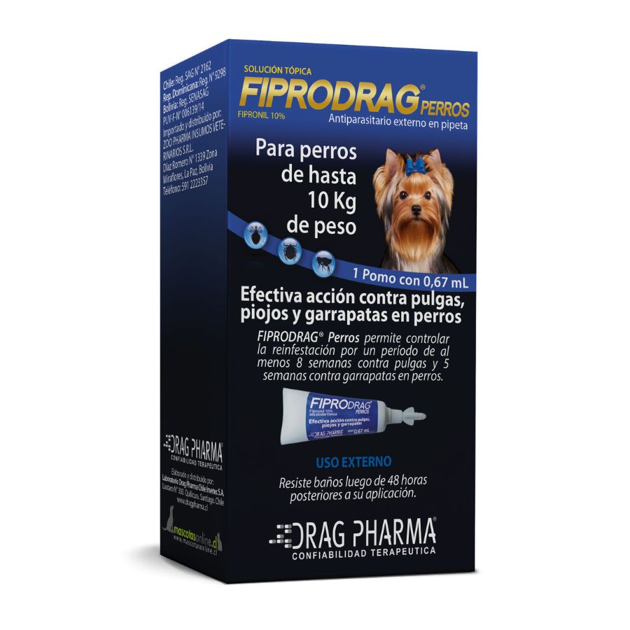 Pipeta Antipulgas Perro 0.5ml