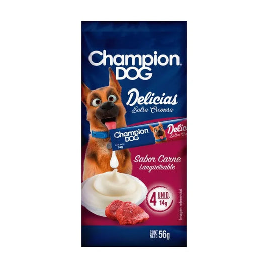 Snack Delicias Perro Champion Dog Carne 14 grs