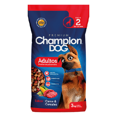 Champion Dog Adulto Carne y Cereales